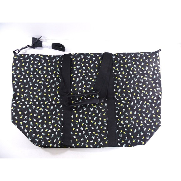 NWT large Victoria's Secret Weekender 'Pink' Floral daisies Tote Bag overnight - Picture 2 of 6